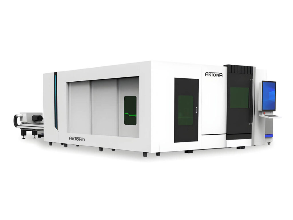 Wycinarka laserowa TR6020-RA marki Akiona. Laser przemysłowy do cięcia metalu.