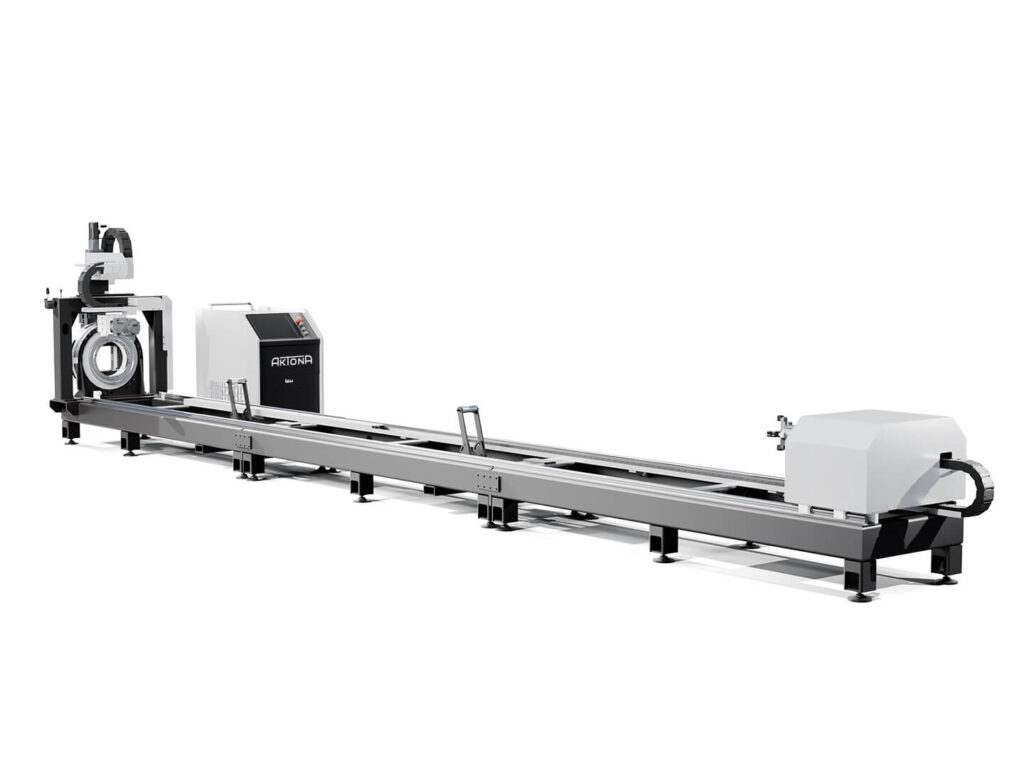 Aktona 60ER, ekonomiczna wycinarka do rur i profili. Maszyna do cięcia rur.