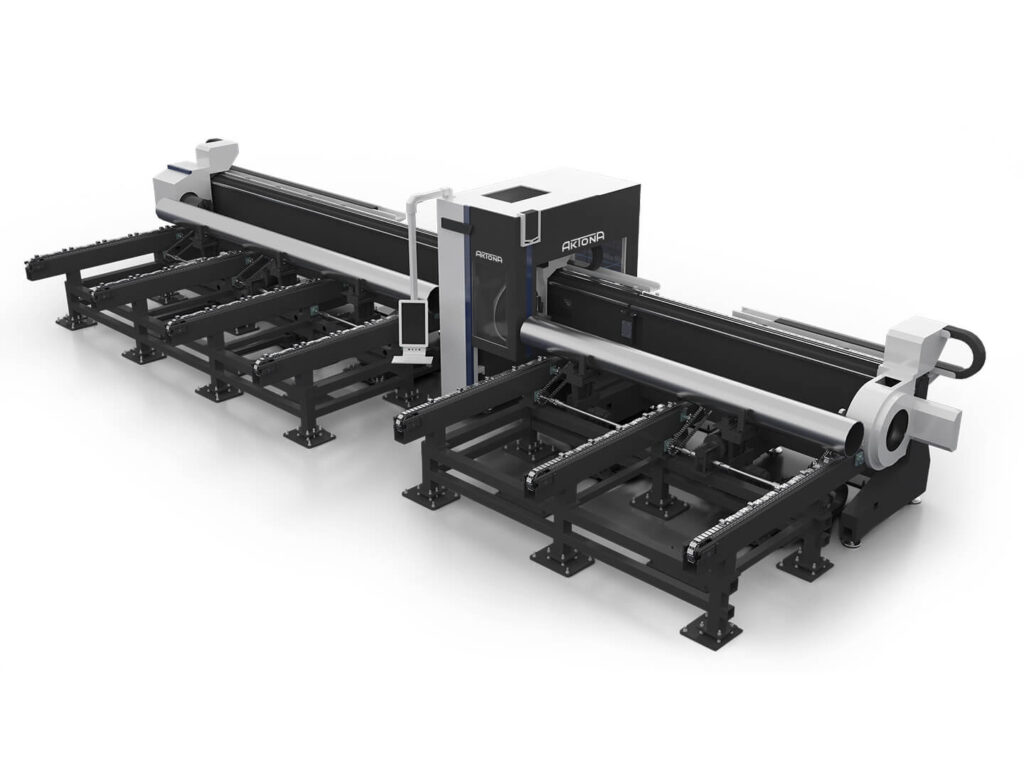Wycinarka laserowa TR4020-C: nowoczesna maszyna do cięcia laserowego rur i profili.