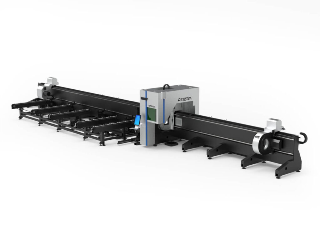 Wycinarka laserowa TR4020-C do rur i profili. Automat do cięcia laserem.